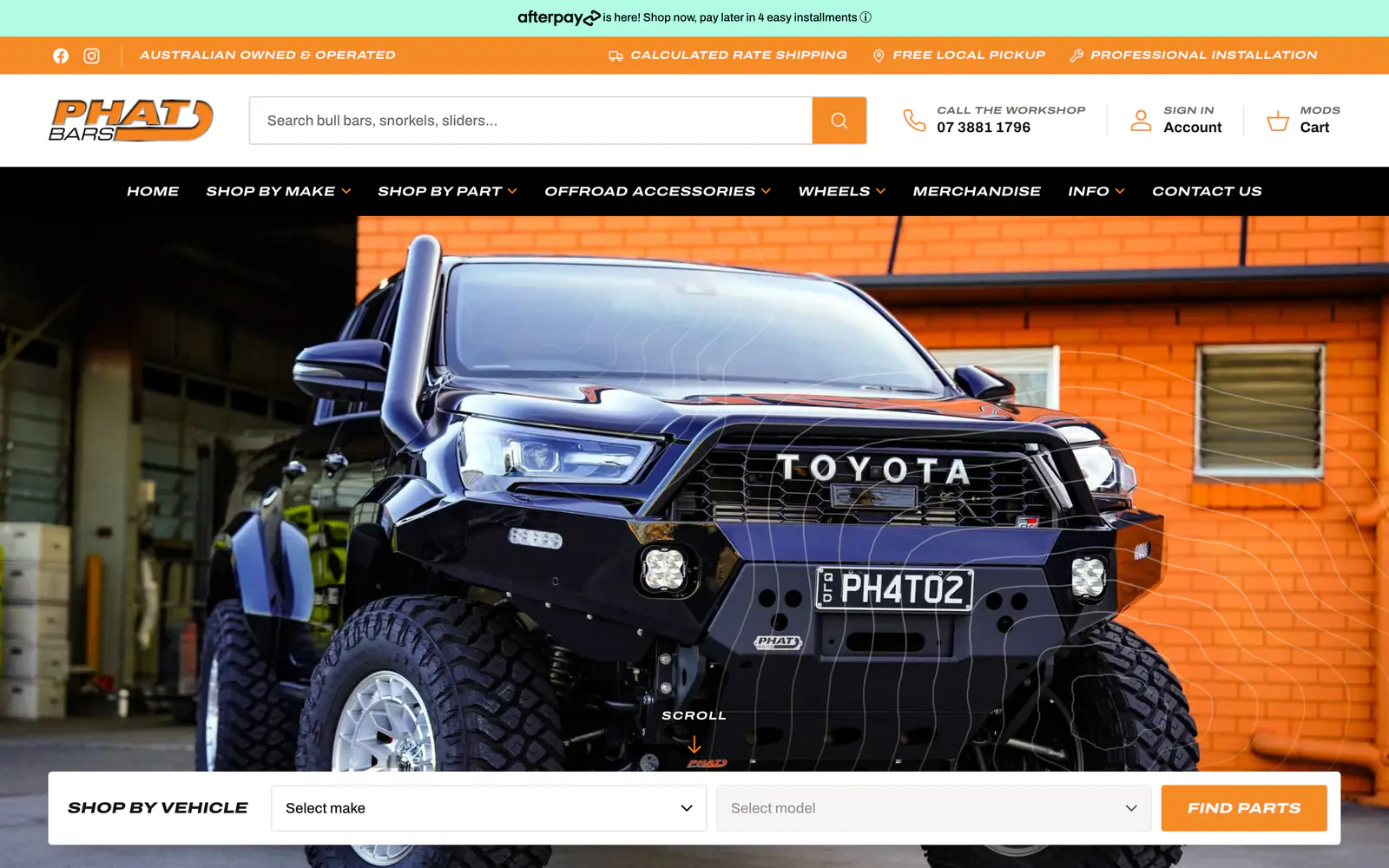PHAT Bars website