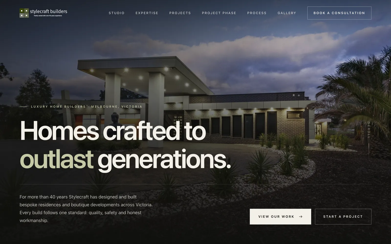 Stylecraft Builders website