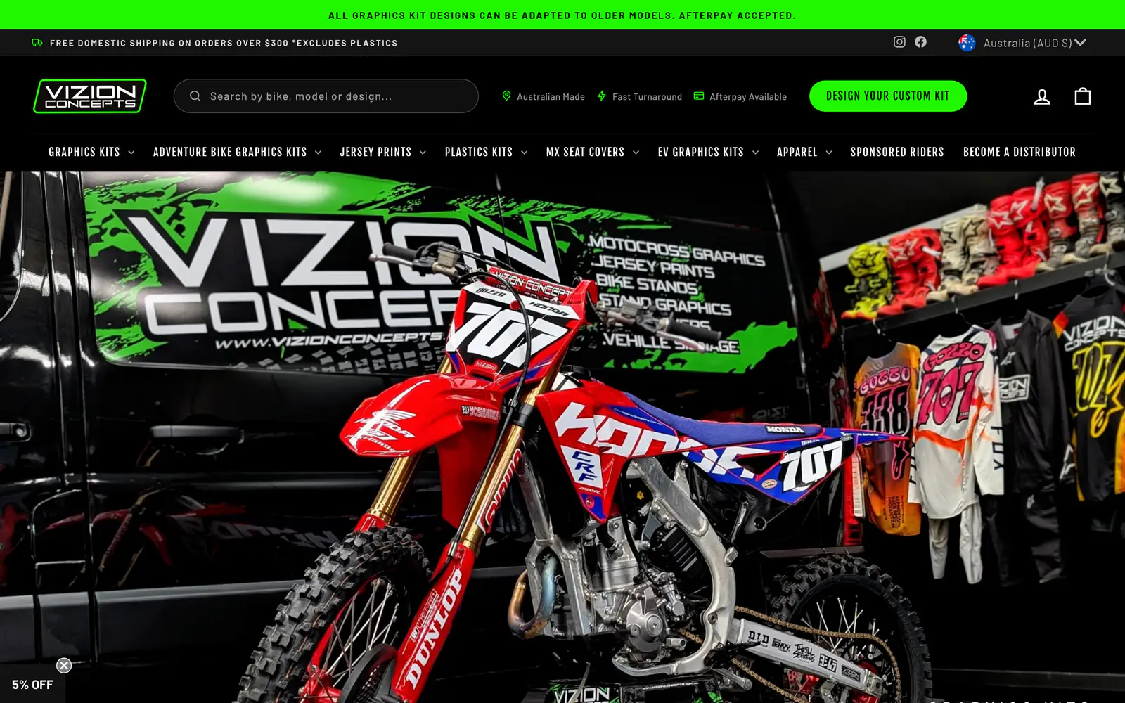 Vizion Concepts website